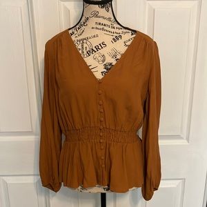 Clay button up Banana Republic blouse